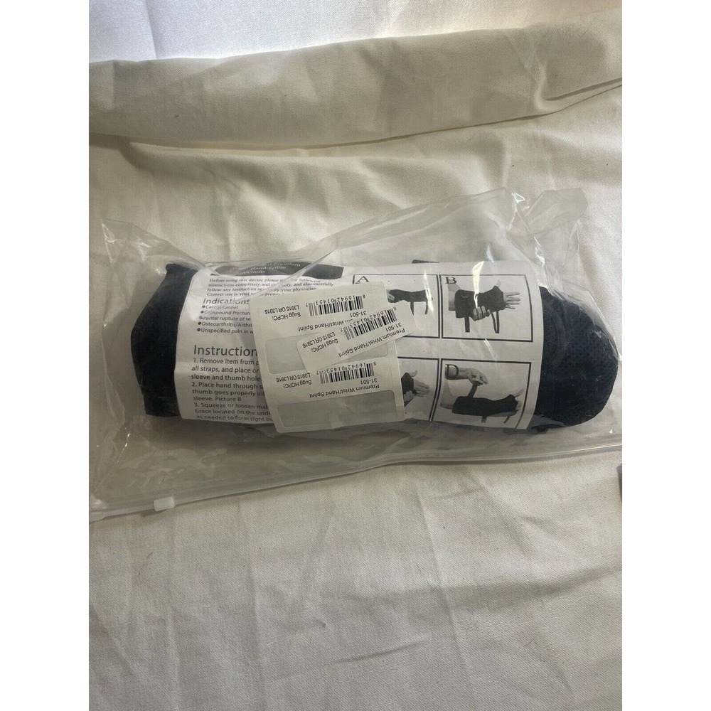 Comfort hand Premium Wrist Hand Splint 31-501 HCPC L3915 or 3916 Universal New